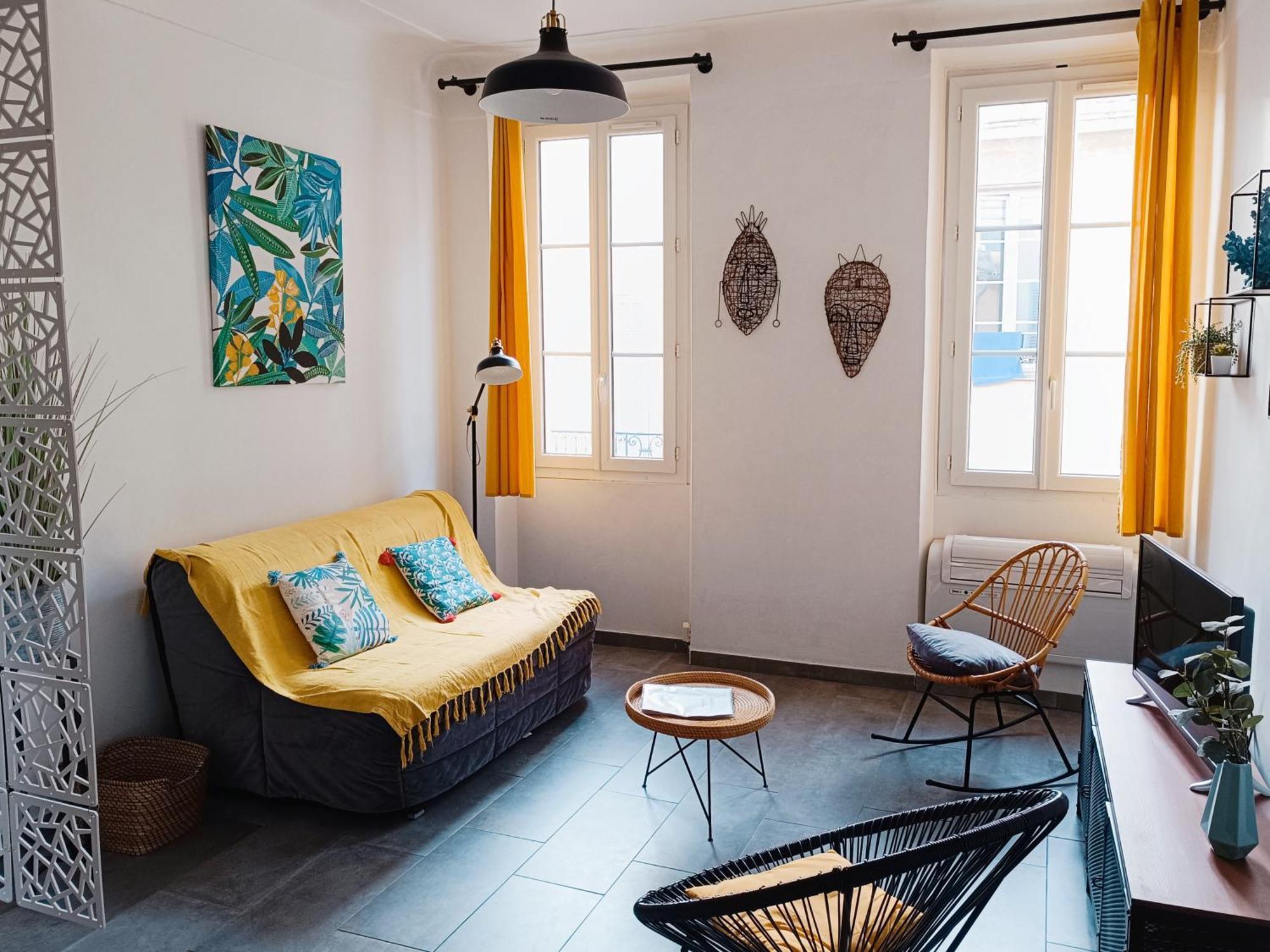 Grand 2 Pieces Renove Climatise, Vieil Antibes, Proche Port Apartment Екстериор снимка